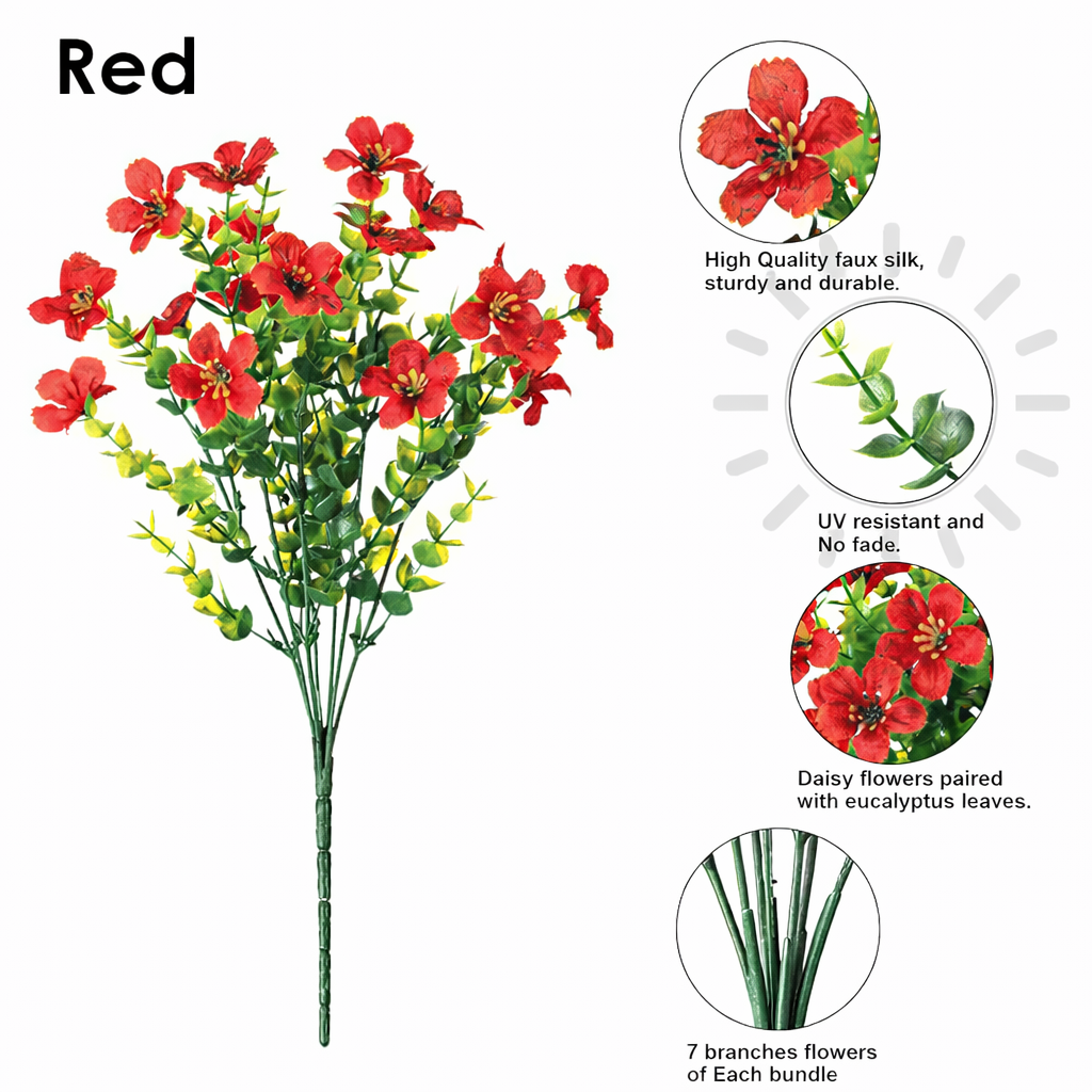 🎉 Hot Sale 50% OFF🎉Realistic UV-Resistant Outdoor Flowers – Zero Maintenance