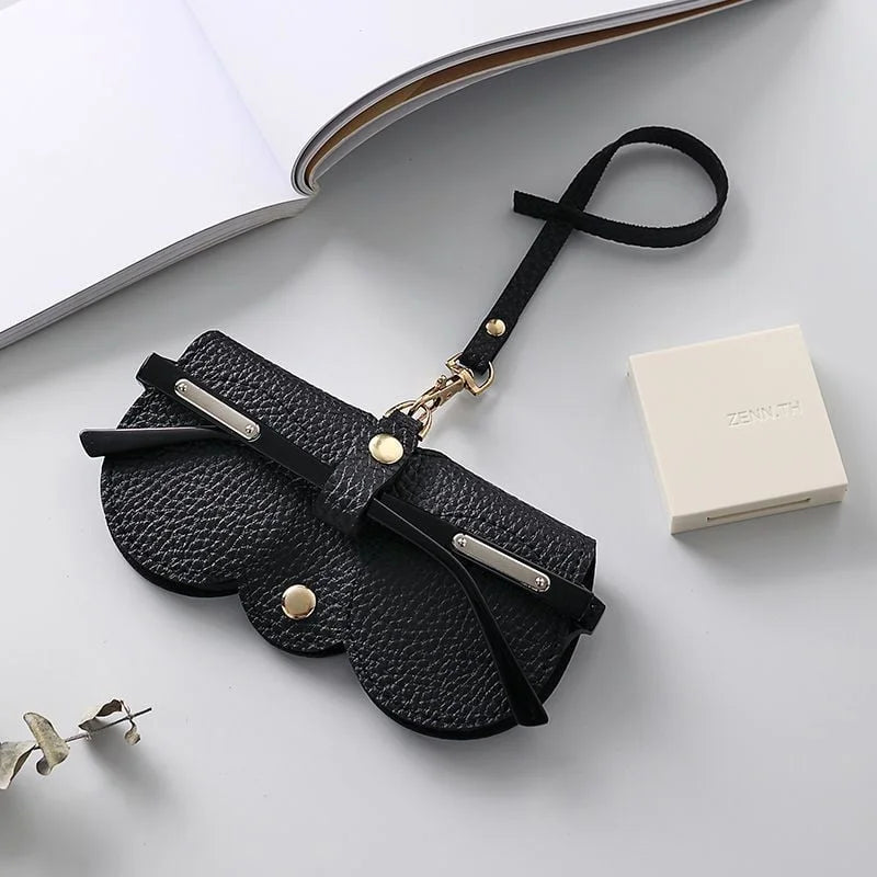 🏆Hot Sale🔥Soft Leather Sunglasses Bag 🔥