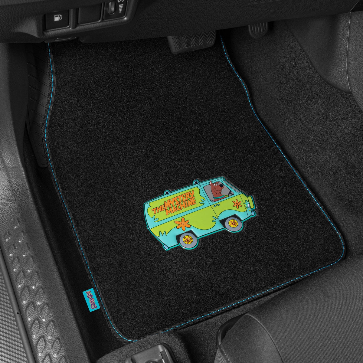 Warner Bros Scooby Doo 4-Piece Myster Machine Front Floor Mats and Rear Floor Mats