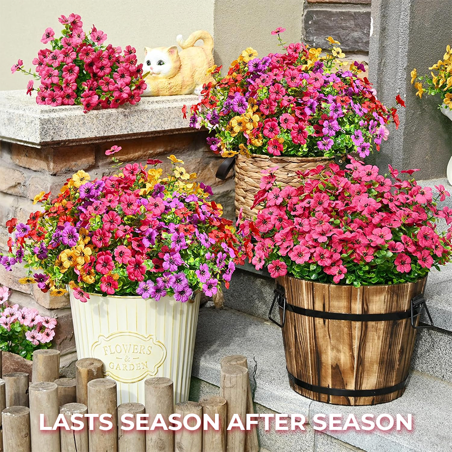 🎉 Hot Sale 50% OFF🎉Realistic UV-Resistant Outdoor Flowers – Zero Maintenance