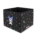Sanrio Kuromi Car Trunk Organizer and Storage Bin - Collapsible Compartment, Heavy Duty, Fold Up for Easy Storage, Automotive Seat Cargo for Groceries Tools - 12.5L x 12.5W x 9H