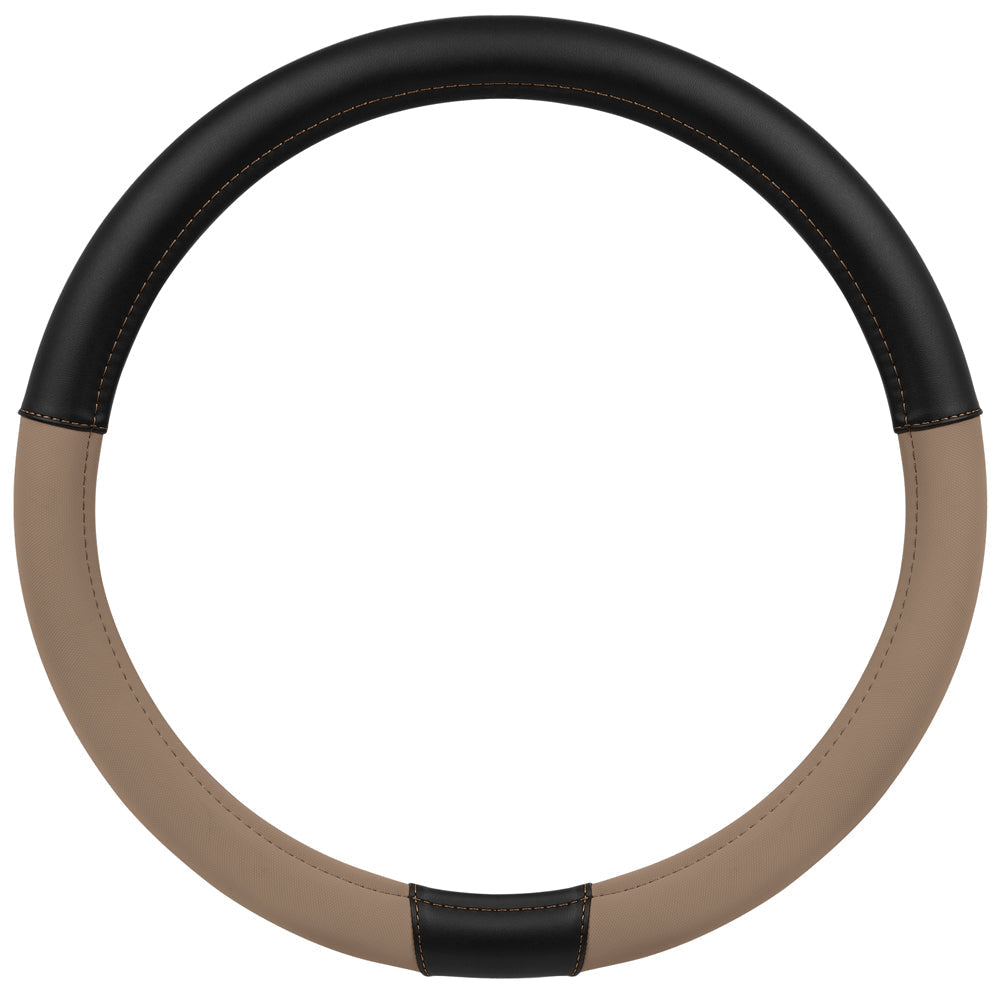 CAT ErgoDrive Faux Leather Steering Wheel Cover (Fits 14.5" - 15.5")