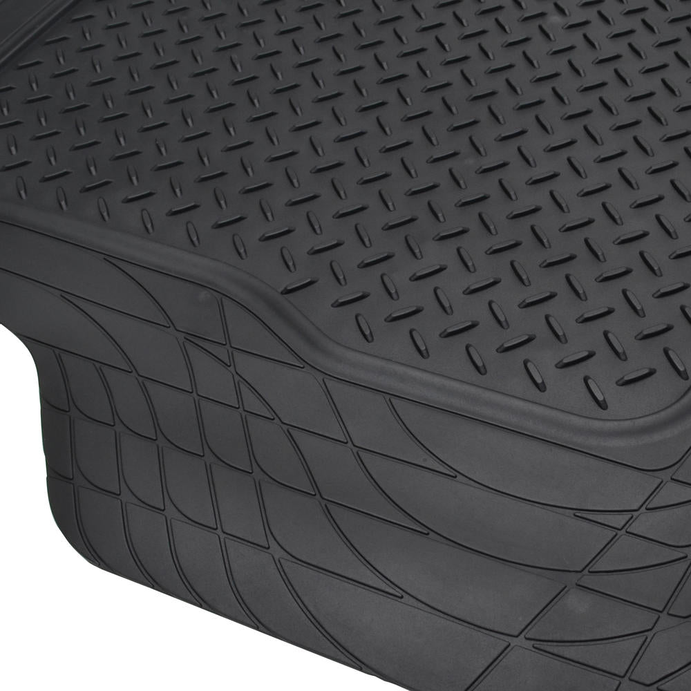 BDK Trunk/Cargo Rubber Liner - Heavy Duty, All Weather, Trim to Fit (53.8" x 43.2")