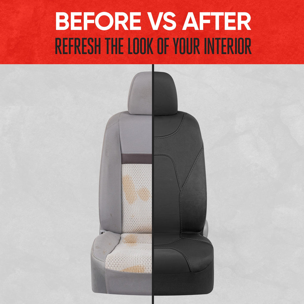 MotorTrend 2-Pack AquaShield Water-Proof Two-Tone Neoprene Front Seat Covers