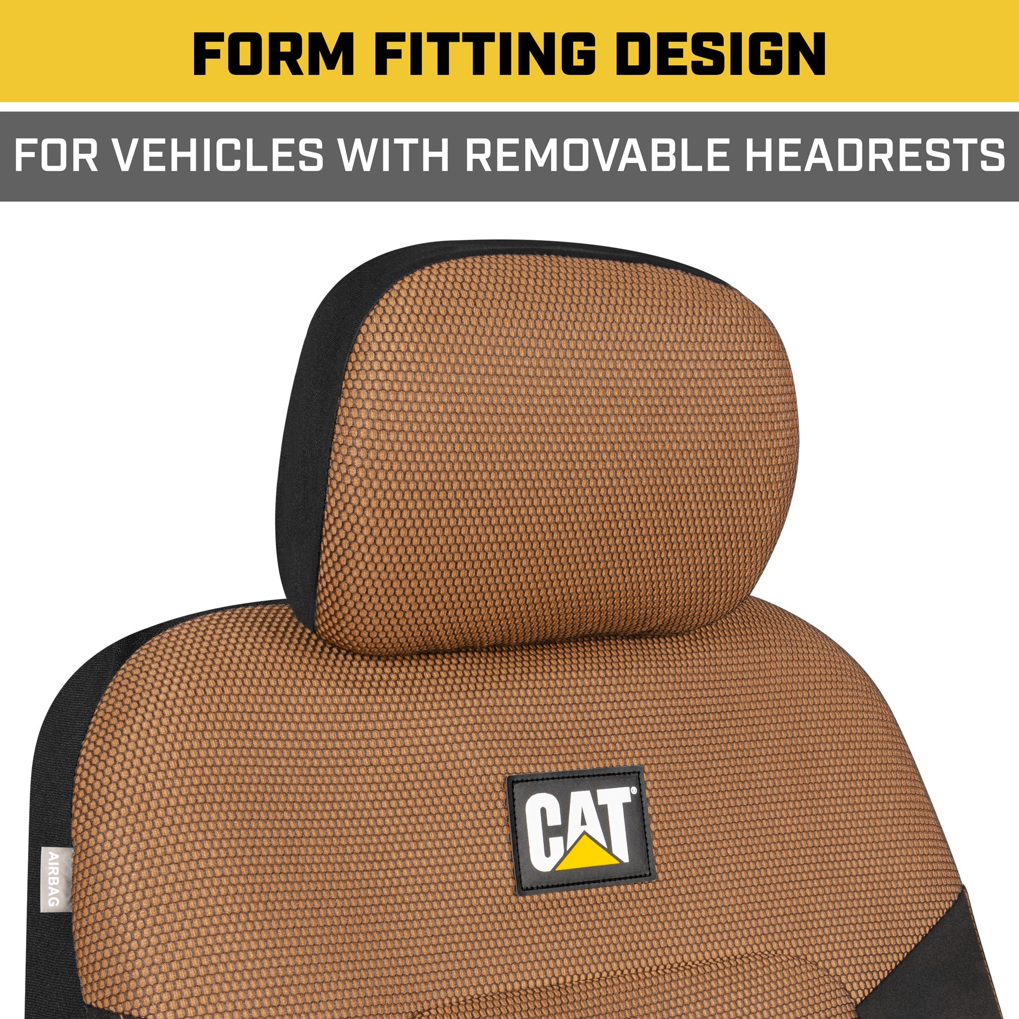 CAT 2-Pack MeshFlex Front Seat Covers