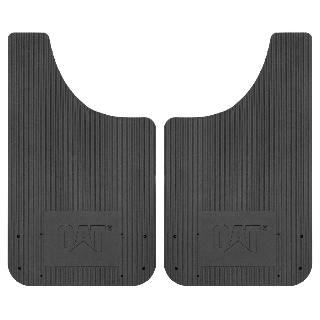 CAT 2-Pack Ultra Tough Rubber Mud Flaps Splash Guards with Reflectors