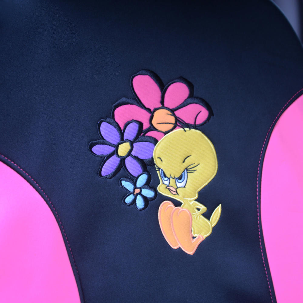 Warner Bros Looney Tunes 2-Piece Tweety Bird Flowers Front Seat Covers