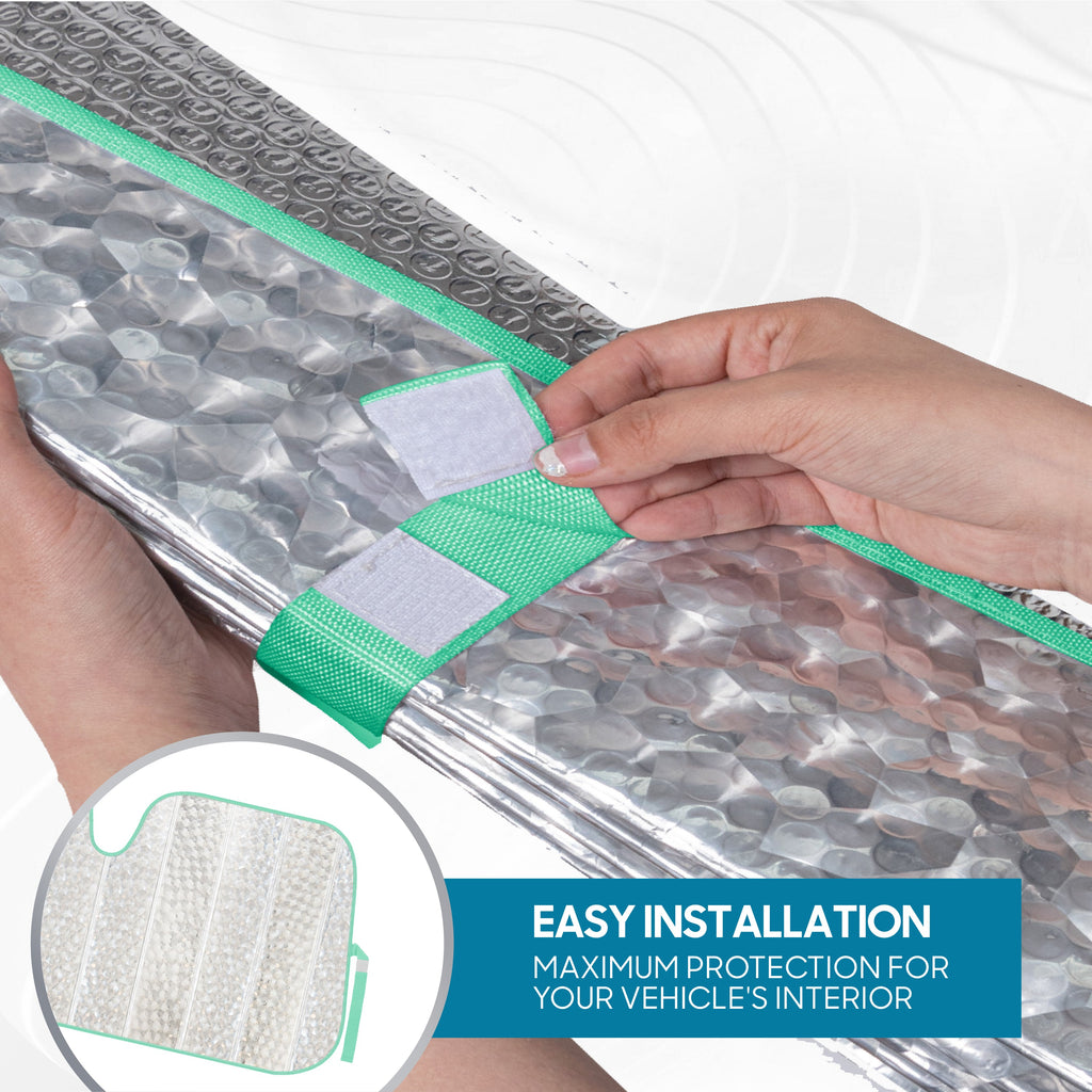 BDK Crystal Mermaid Windshield Sunshade (58" x 27")