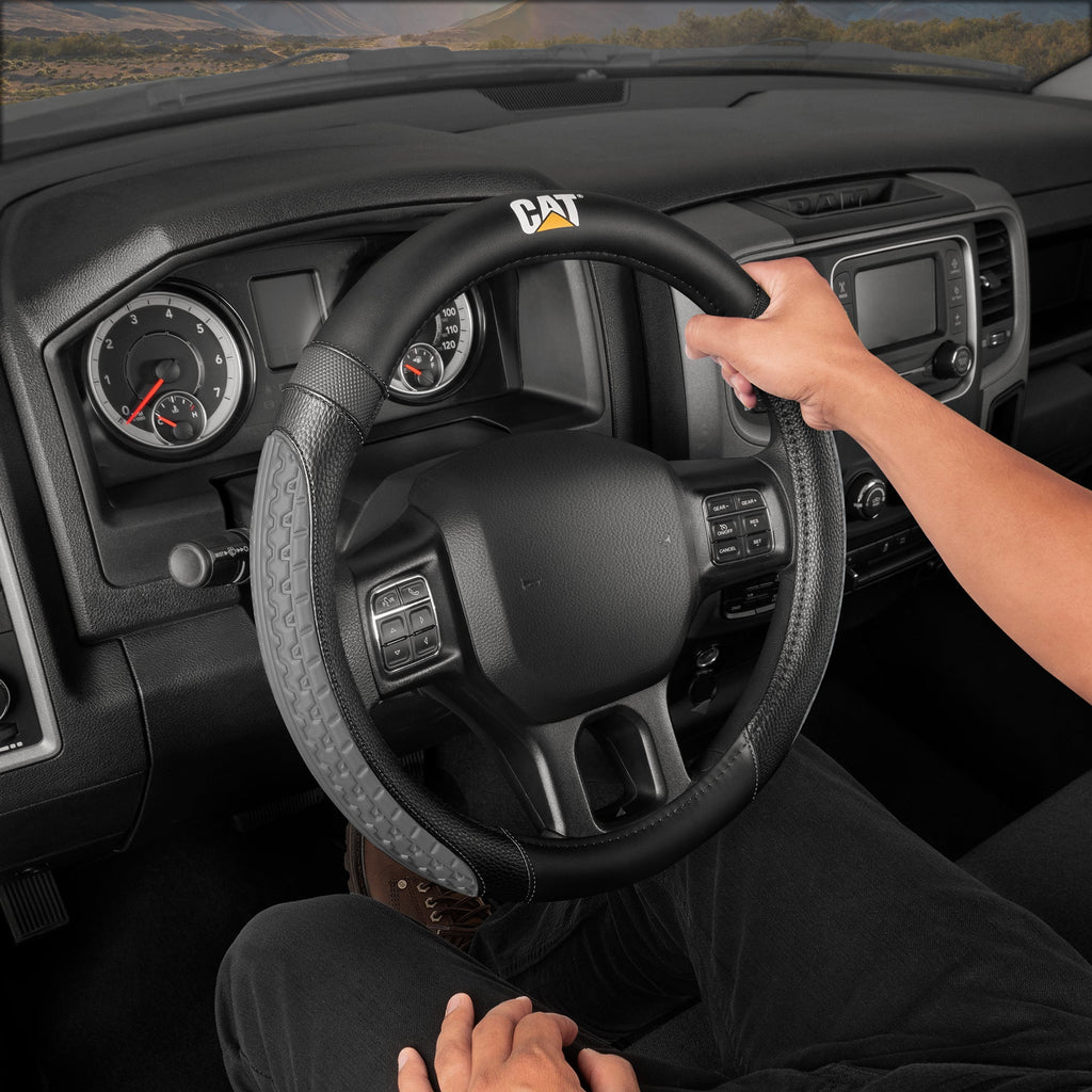CAT DuraGrip Steering Wheel Cover L (Fits 15.5" - 16")