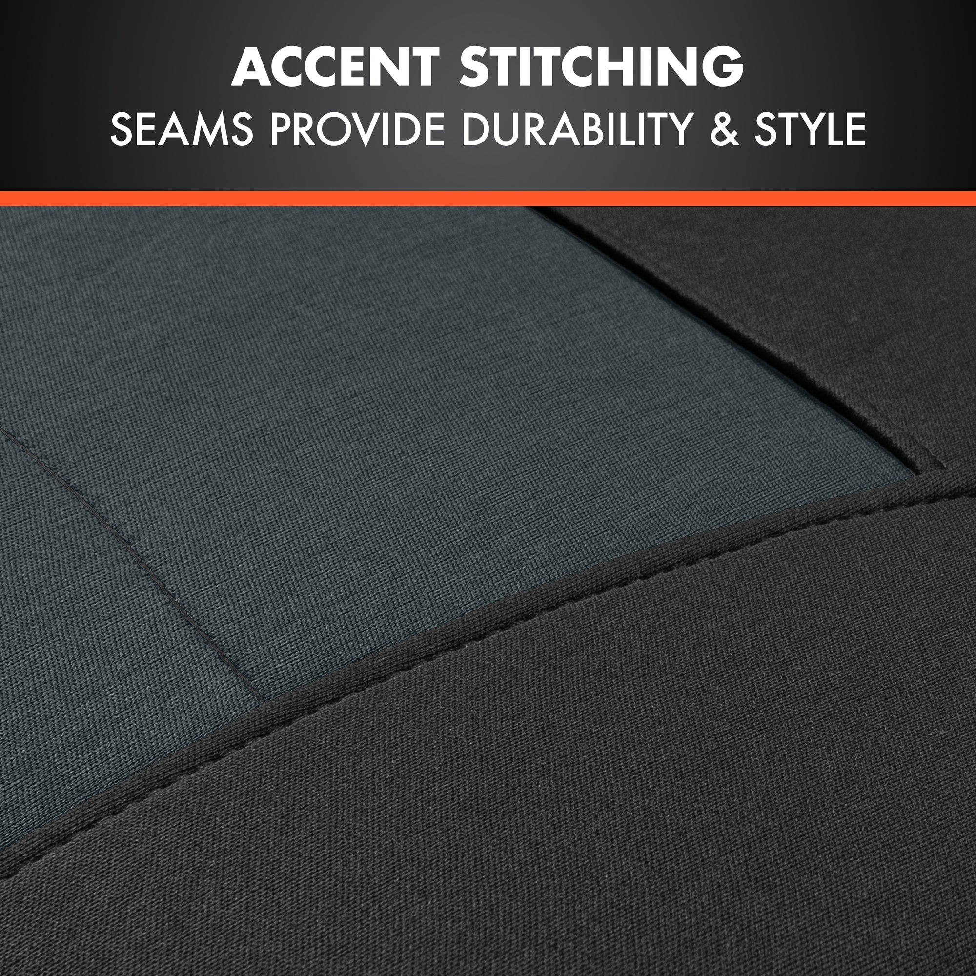 BDK carXS Turismo Car Seat Covers Full Set, Beige Two-Tone Front Seat Covers with Split Rear Bench Back Seat Cover, Automotive Seat Covers for Trucks SUV Van Auto (Multiple Colors)