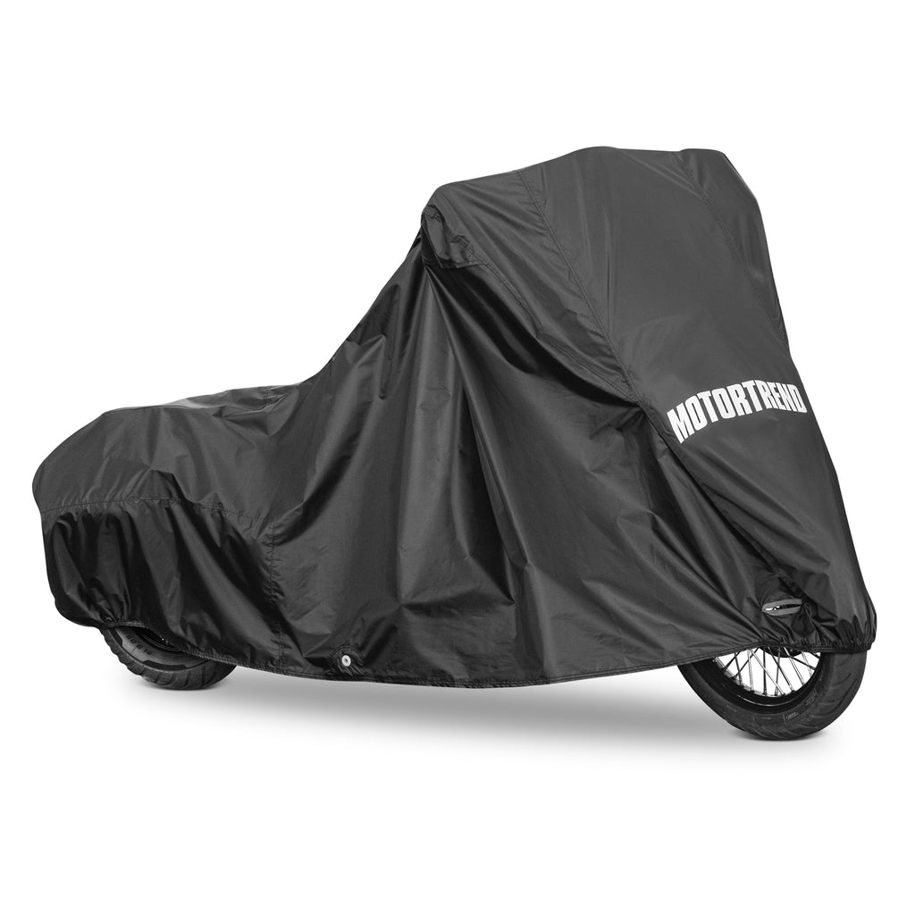 MotorTrend Vehicle Cover for Motorcycles, Mopeds, and 2-Wheelers