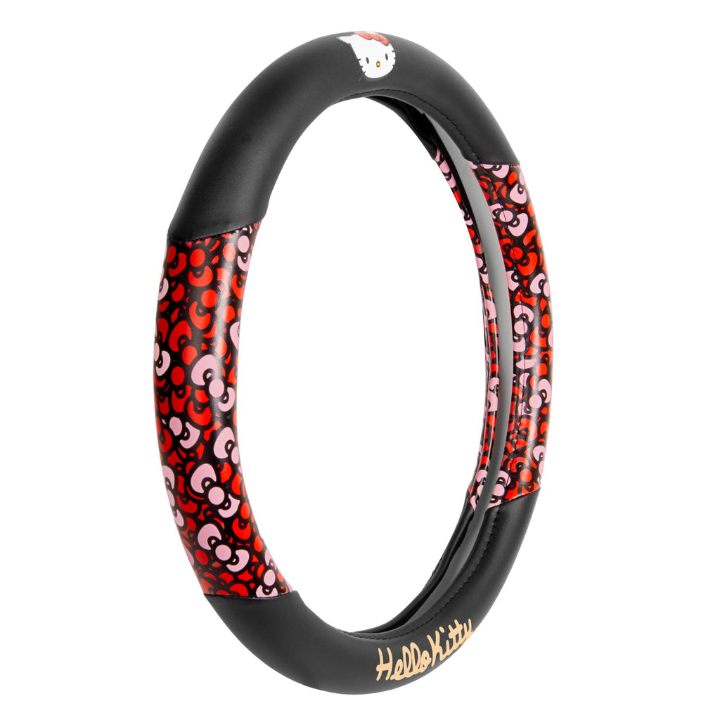 Carbella Sanrio Hello Kitty Bows Steering Wheel Cover (Fits 14.5" - 15")
