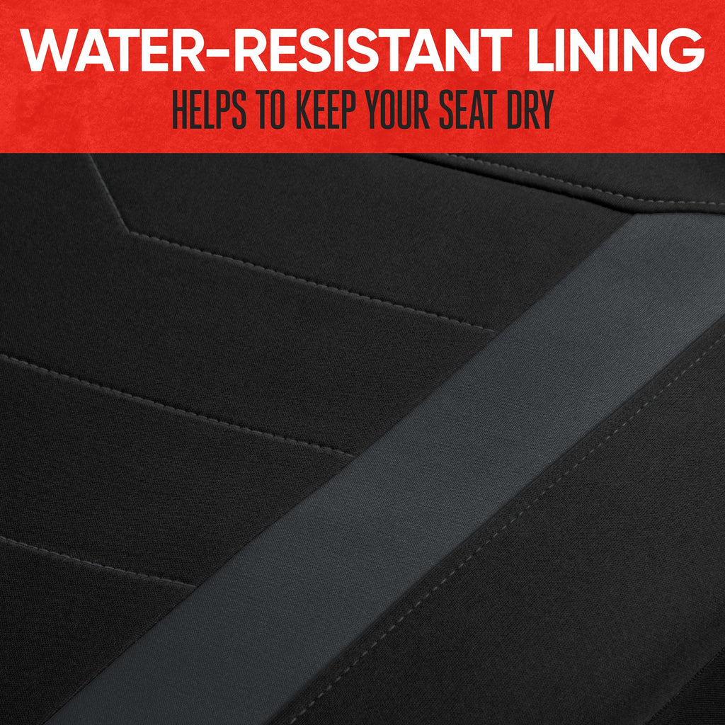 MotorTrend 2-Pack SpillGuard Water-Proof Neoprene Front Seat Covers