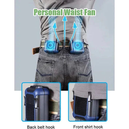 SUMMER SALE 50% OFF - PORTABLE COOLING FAN 4000MAH 16HOURS WORKING TIME