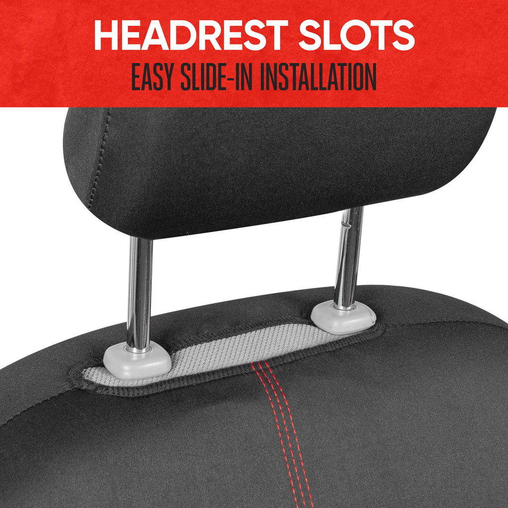 MotorTrend 2-Pack SpillGuard Water-Proof Neoprene Front Seat Covers