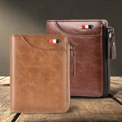 Newly Fossy Multi-functional RFID Blocking Waterproof Durable PU Leather Wallet