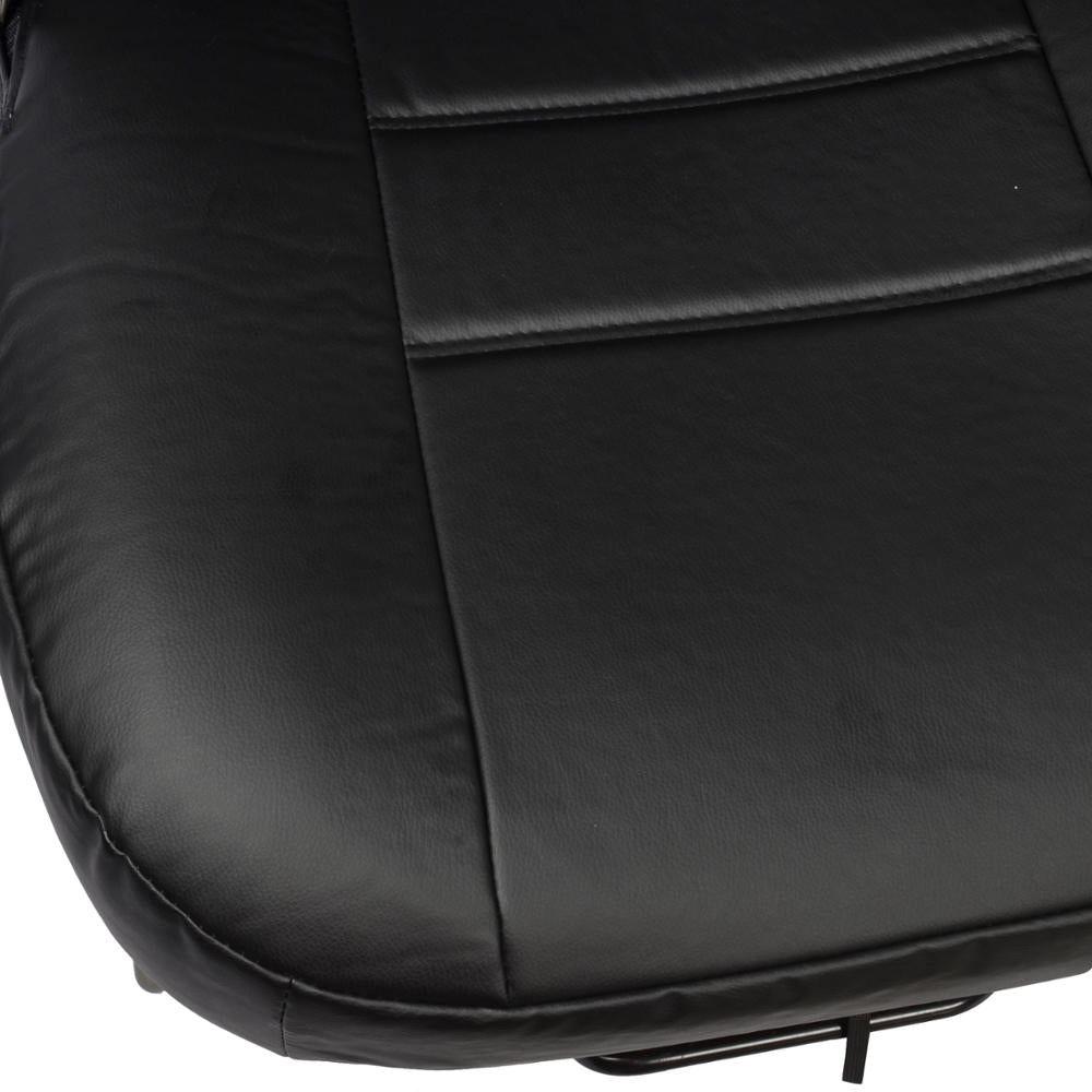 BDK 2-Pack Premium Faux Leather Front Seat Covers with Integrated Seatbelt and Armrest Covers