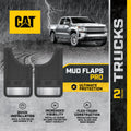 CAT 2-Pack Ultra Tough Rubber Mud Flaps Splash Guards with Reflectors