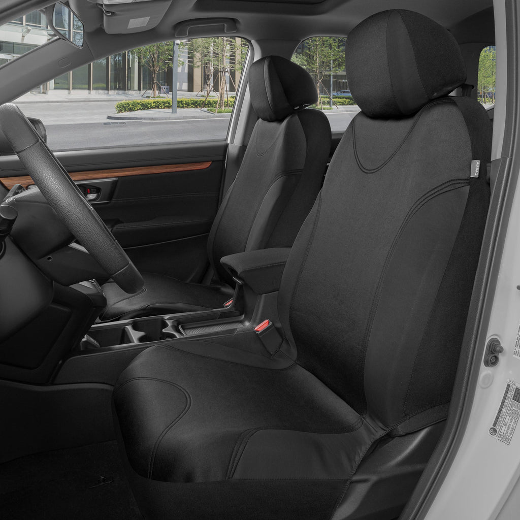 BDK 9-Piece UltraSleek Two-Tone Front Seat Covers and Rear Seat Covers