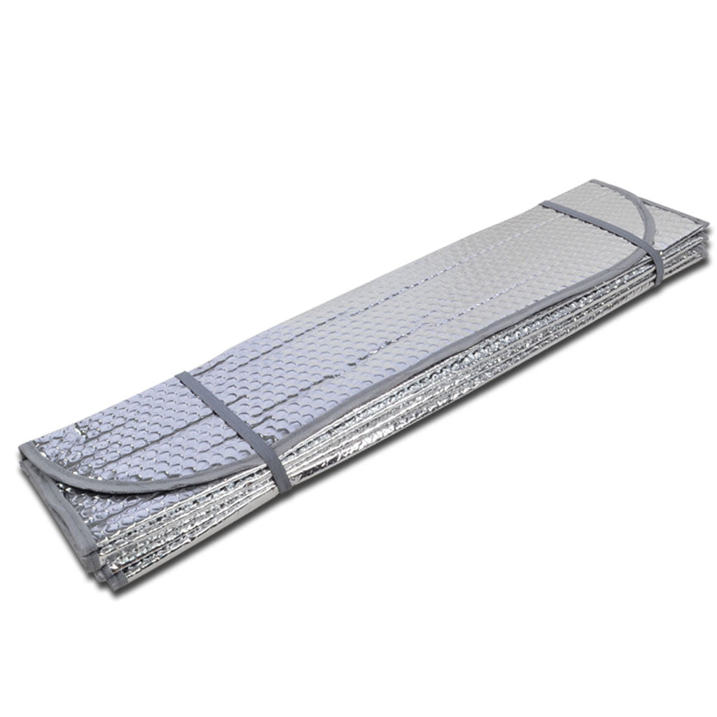 BDK Universal Reflective Front Windshield Sunshade XL (58" x 24")