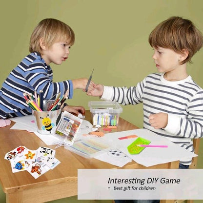 (🌞Hot Summer Sale💥40% OFF)DIY children's free stick cartoon diamond painting