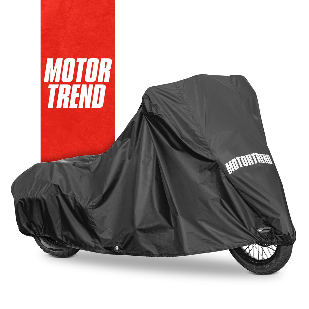 MotorTrend Vehicle Cover for Motorcycles, Mopeds, and 2-Wheelers