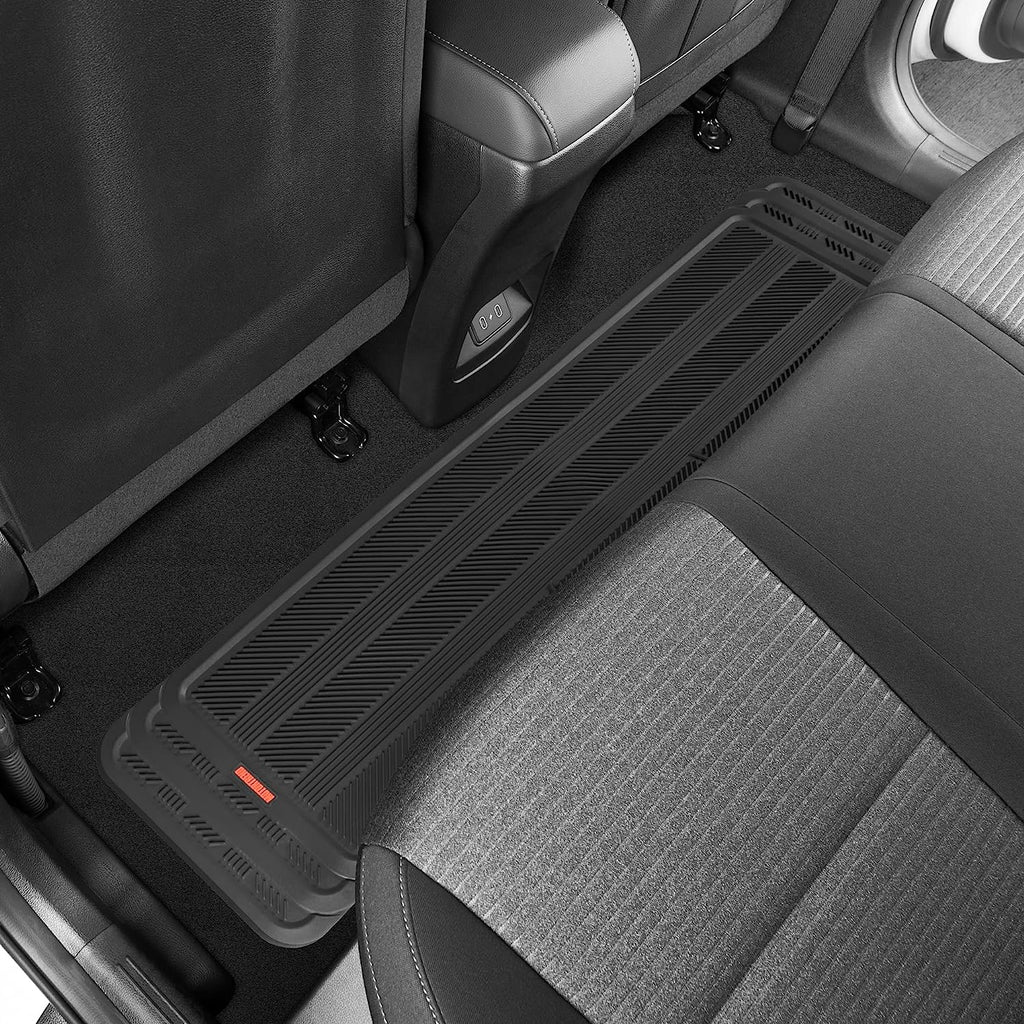 MotorTrend WeatherPlus Rubber Floor Runner - Heavy Duty, All Weather, Trim to Fit (57" x 14.75")