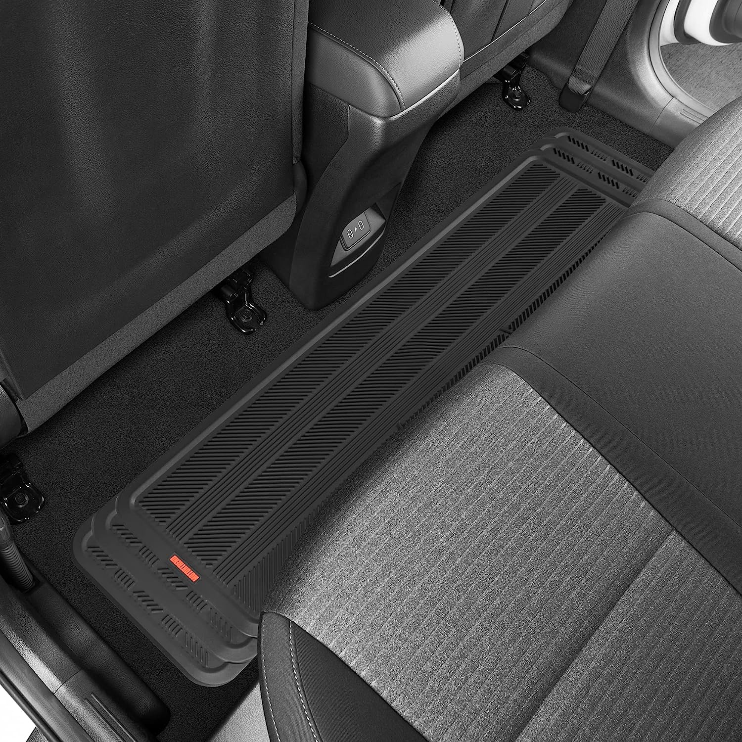 MotorTrend WeatherPlus Rubber Floor Runner - Heavy Duty, All Weather, Trim to Fit (57" x 14.75")