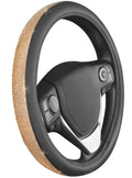 Carbella Bling Rhinestones Leatherette Steering Wheel Cover (Fits 14.5" - 15.5") - Gold