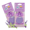 Hello Kitty and Friends Car Air Freshener (Kuromi - Lavender Boba Tea) Hanging Gel Area Deodorizer, Long-Lasting Car Scents Air Freshener, Cute Automotive Sanrio Accessories Decor, 2-Pack