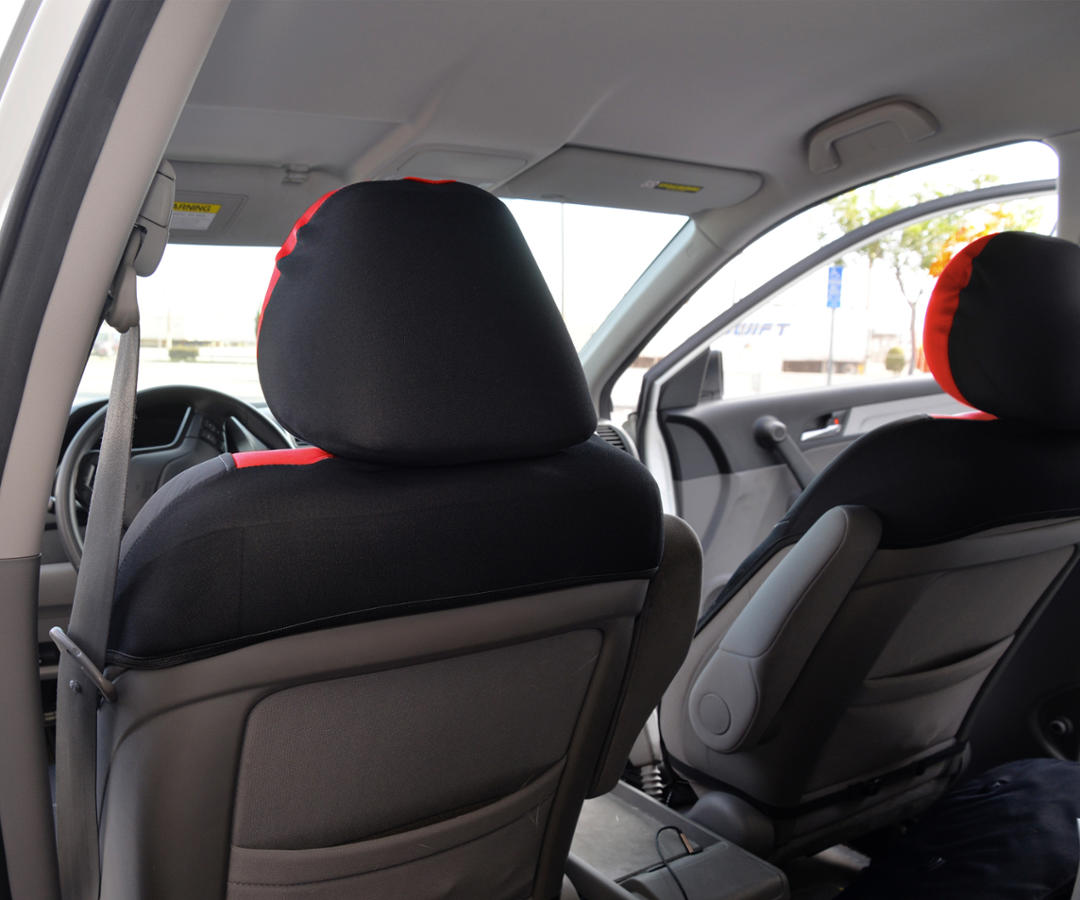 MotorTrend 2-Pack AquaShield Water-Proof Two-Tone Neoprene Front Seat Covers