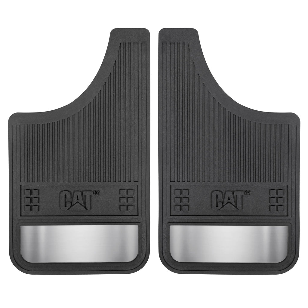 CAT 2-Pack Ultra Tough Rubber Mud Flaps Splash Guards with Reflectors