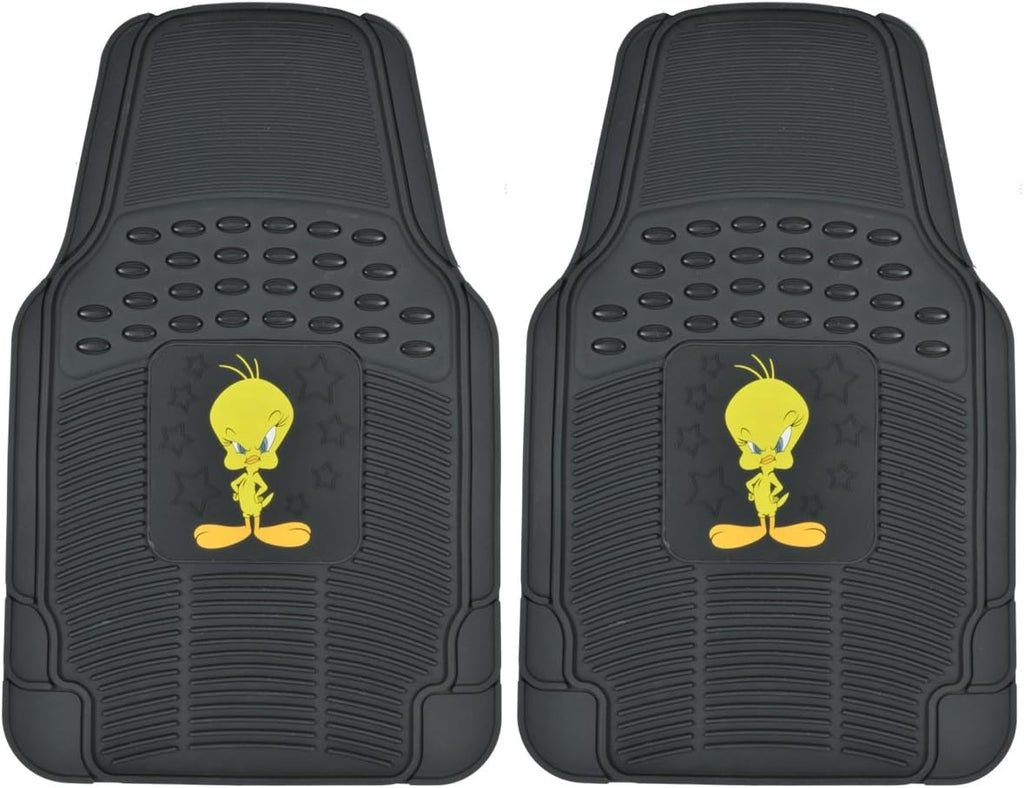 BDK Armored Super Hero Car Floor Mats - Officially Licensed DC Comics - All Weather Heavy Duty Auto Interior Liners for Car Truck Van SUV (Multiple Styles)