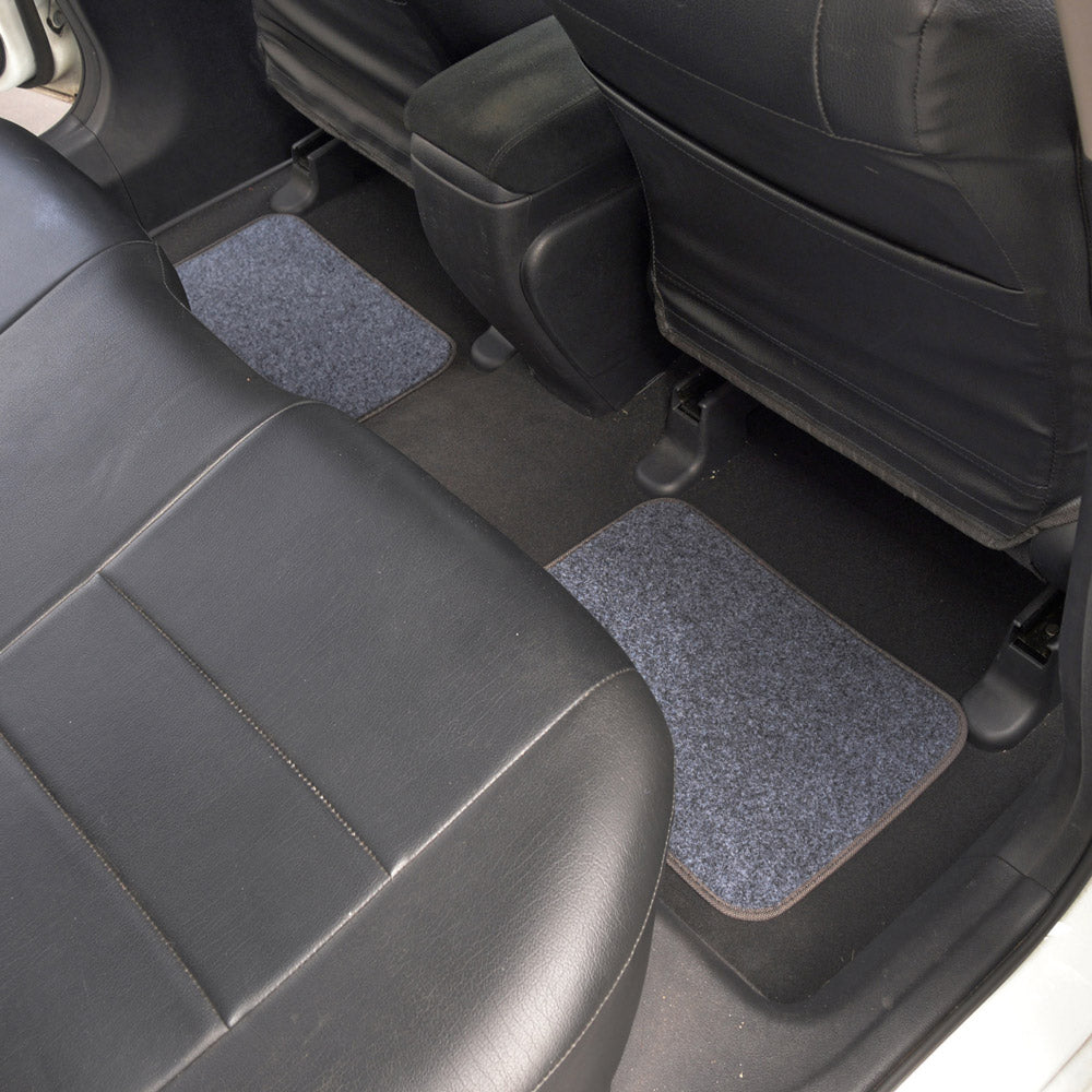 MotorTrend 4-Piece Premium Inter-Lock Backing Carpet Front Floor Mats and Rear Floor Mats