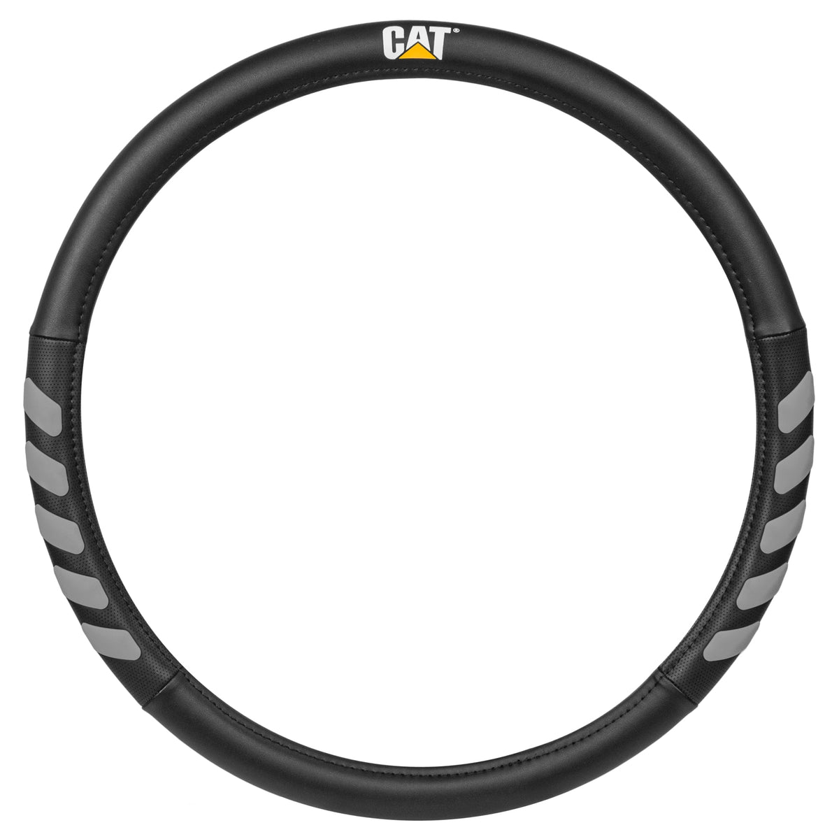 CAT UltraSport Faux Leather Steering Wheel Cover for RVs, Semi-Trucks, Trucks, and Big Rigs XL (Fits 17.5" - 18")