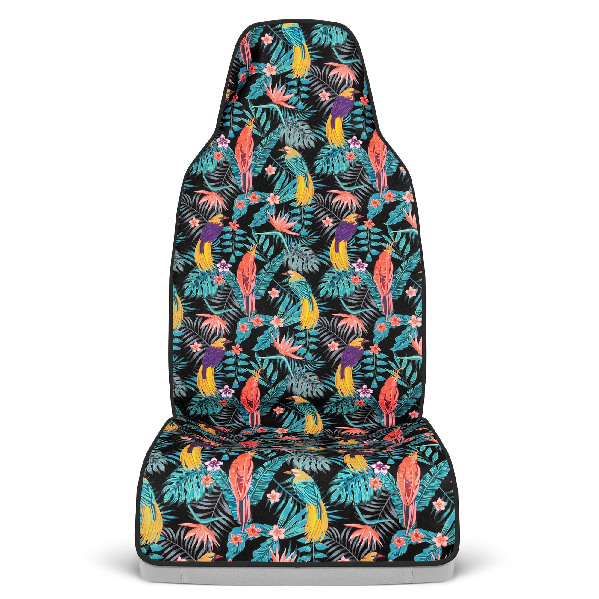 Carbella 2-Pack Tropical Birds Front Seat Covers