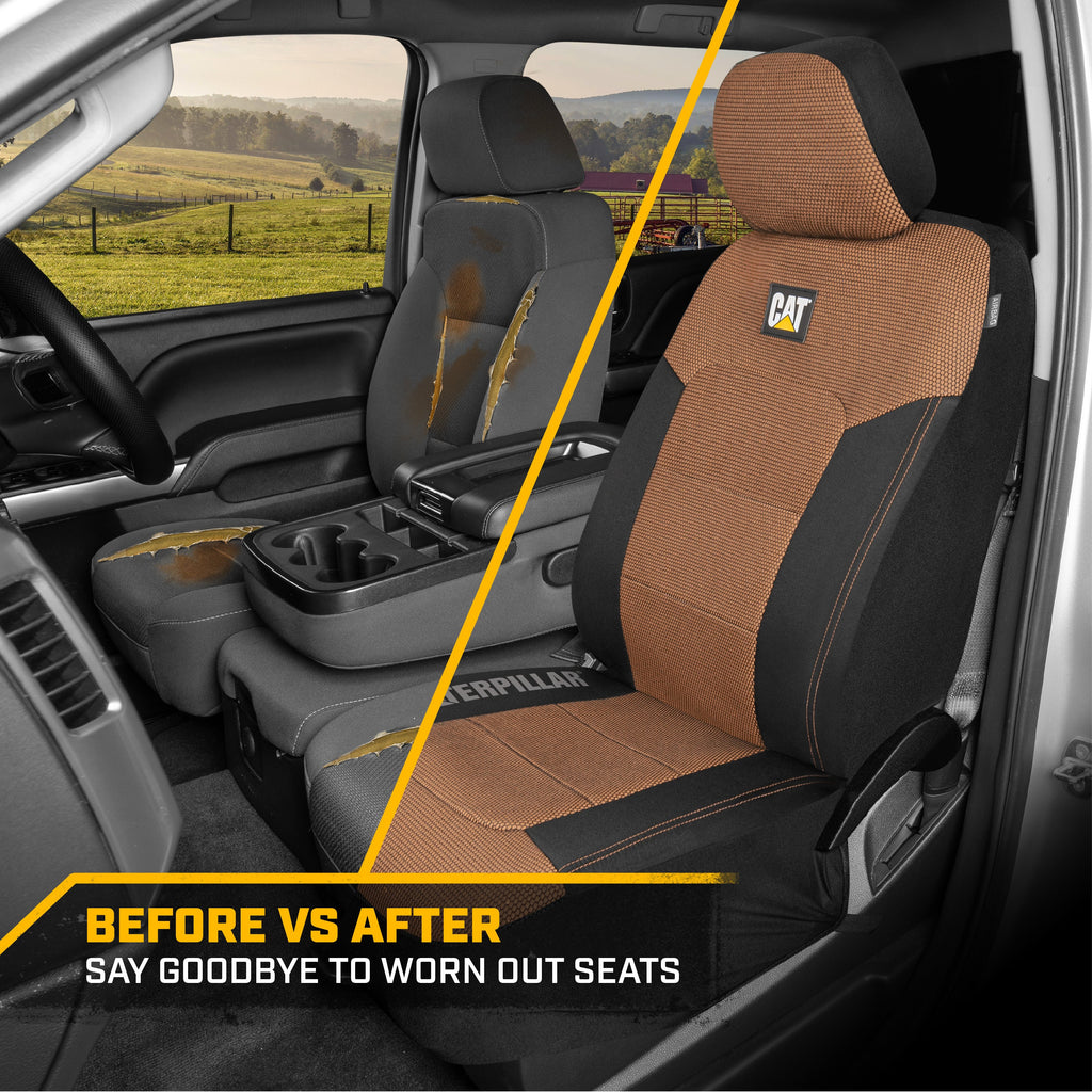 CAT 2-Pack MeshFlex Front Seat Covers