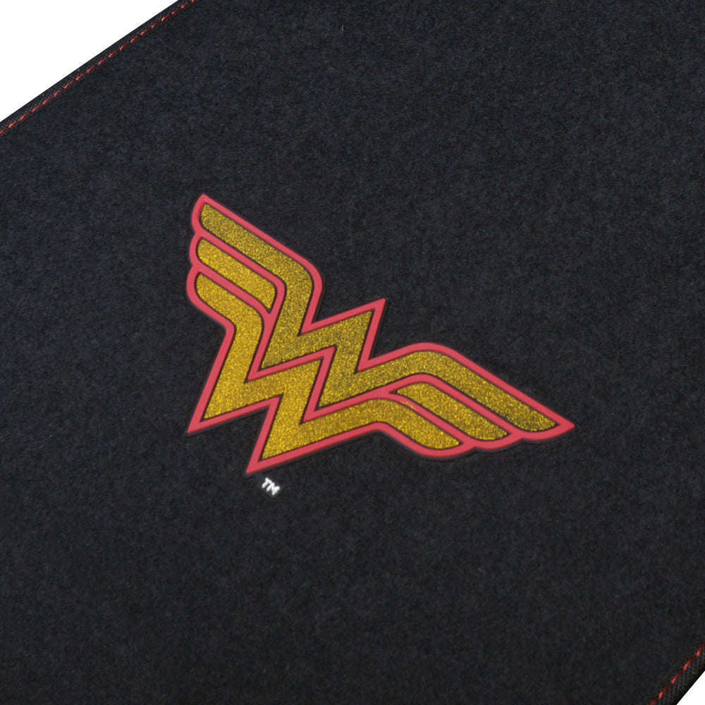 Warner Bros DC Comics Wonder Woman Logo Front Floor Mats and Rear Floor Mats