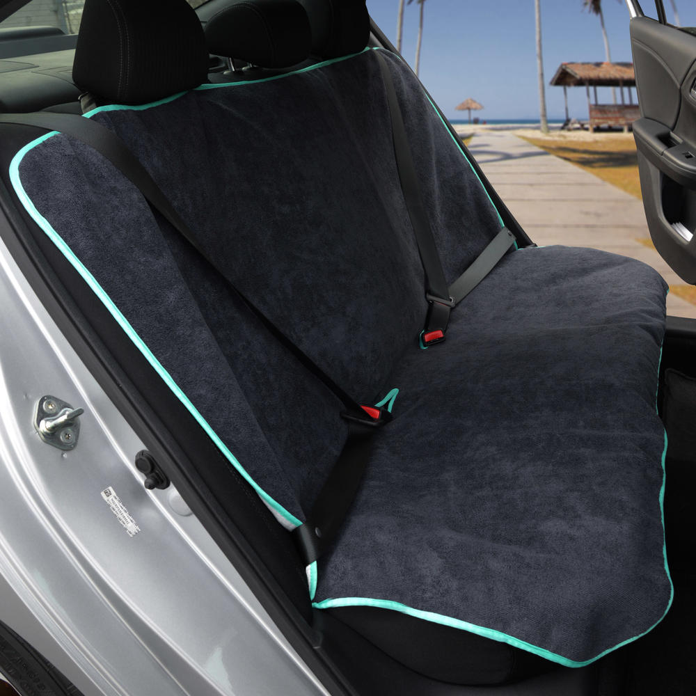 BDK UltraFit Water-Resistant Washable Rear Car Seat Covers