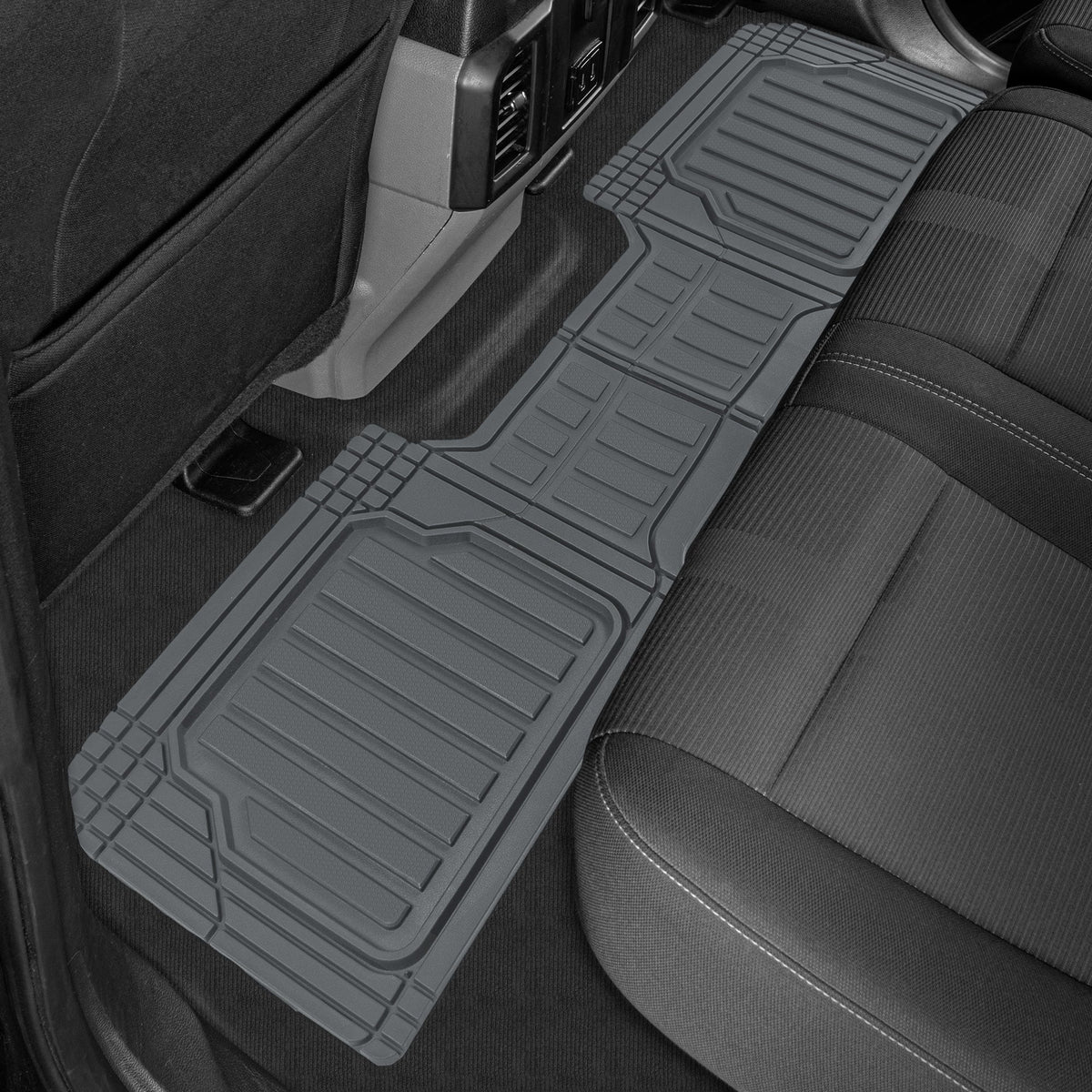 CAT 3-Piece ToughLiner Front Floor Mats and Rear Floor Mats - Heavy Duty, All Weather, Trim to Fit