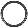 CAT UltraSport Faux Leather Steering Wheel Cover for RVs, Semi-Trucks, Trucks, and Big Rigs L (15.5" - 16.5")