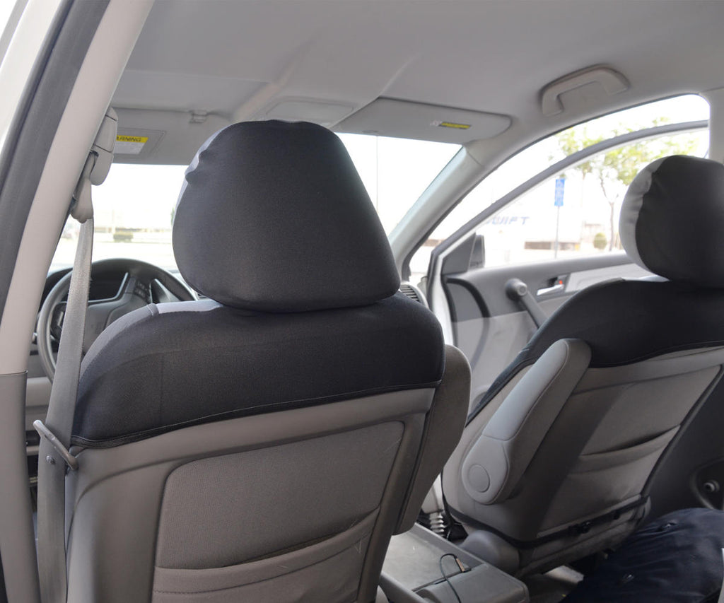 MotorTrend 2-Pack AquaShield Water-Proof Two-Tone Neoprene Front Seat Covers