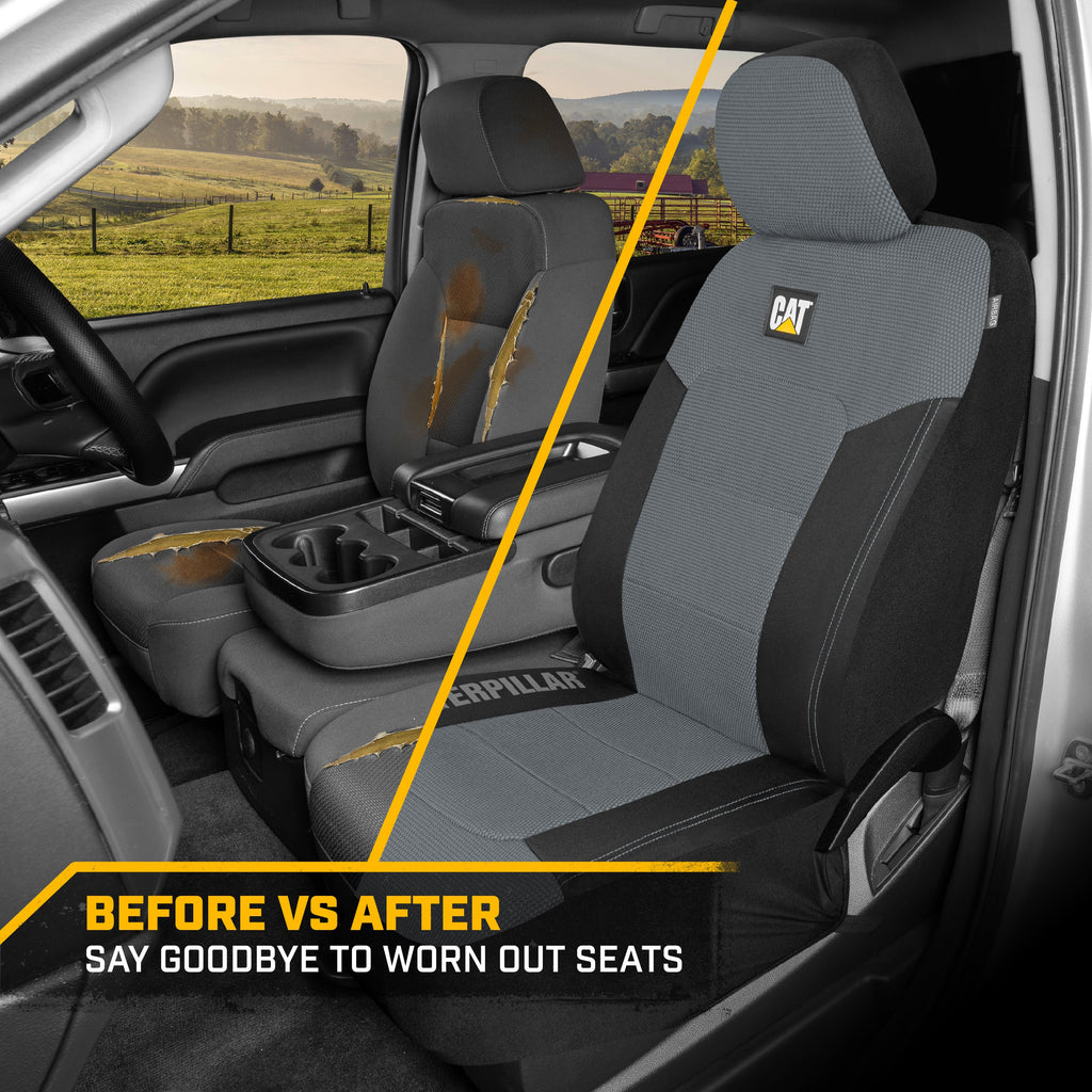 CAT 2-Pack MeshFlex Front Seat Covers