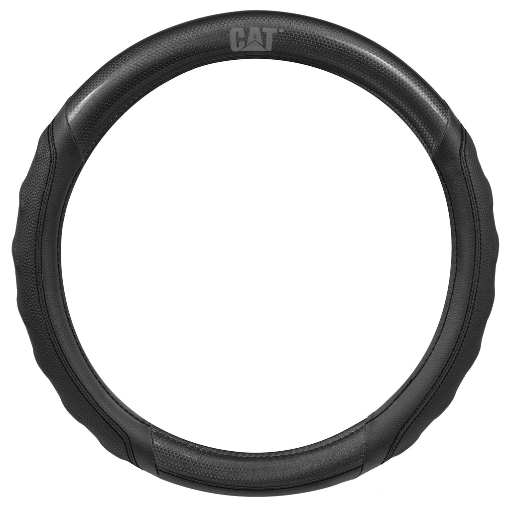 CAT ErgoDrive Faux Leather Steering Wheel Cover (Fits 14.5" - 15.5")