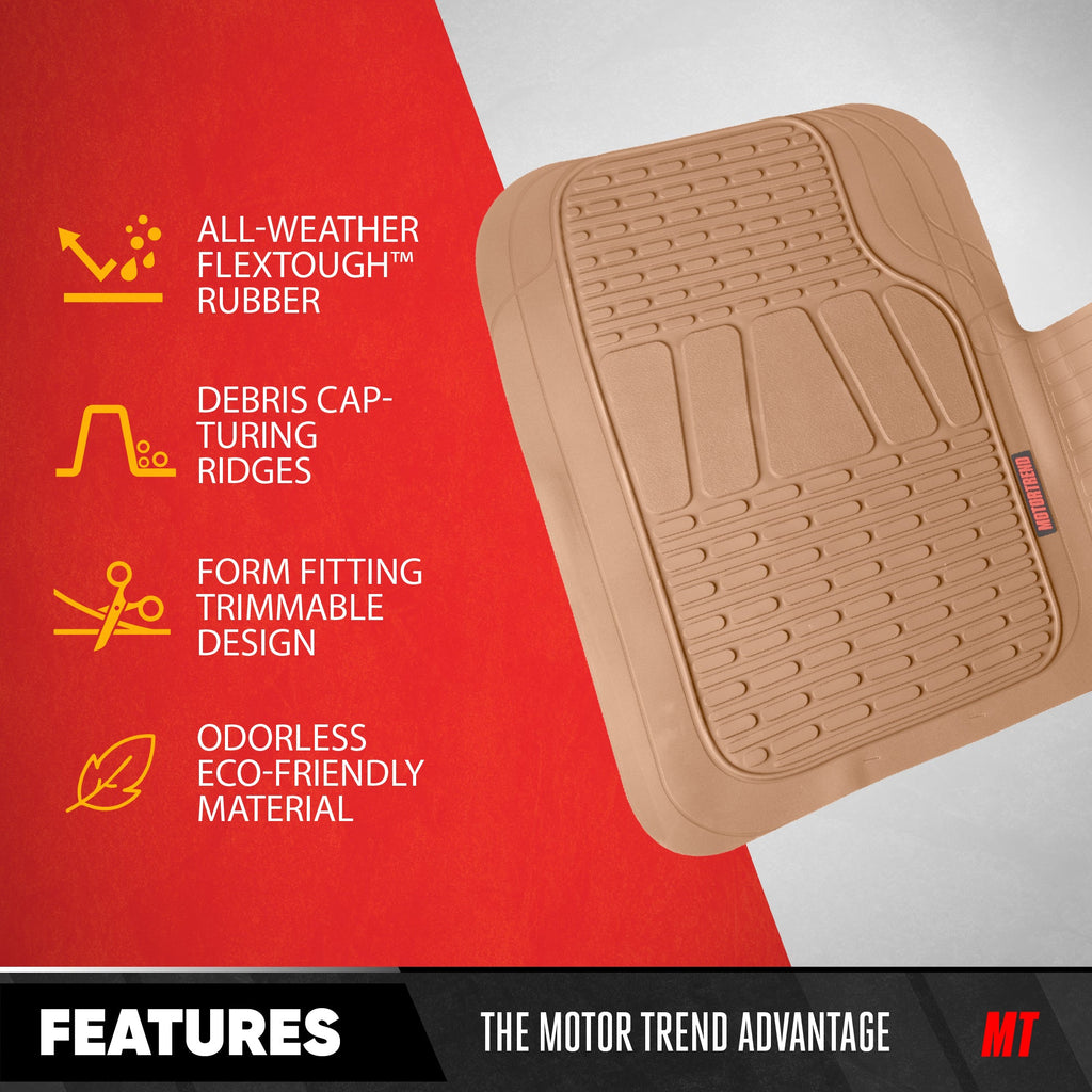 MotorTrend WingRunner Rear Floor Mat - Trim to Fit