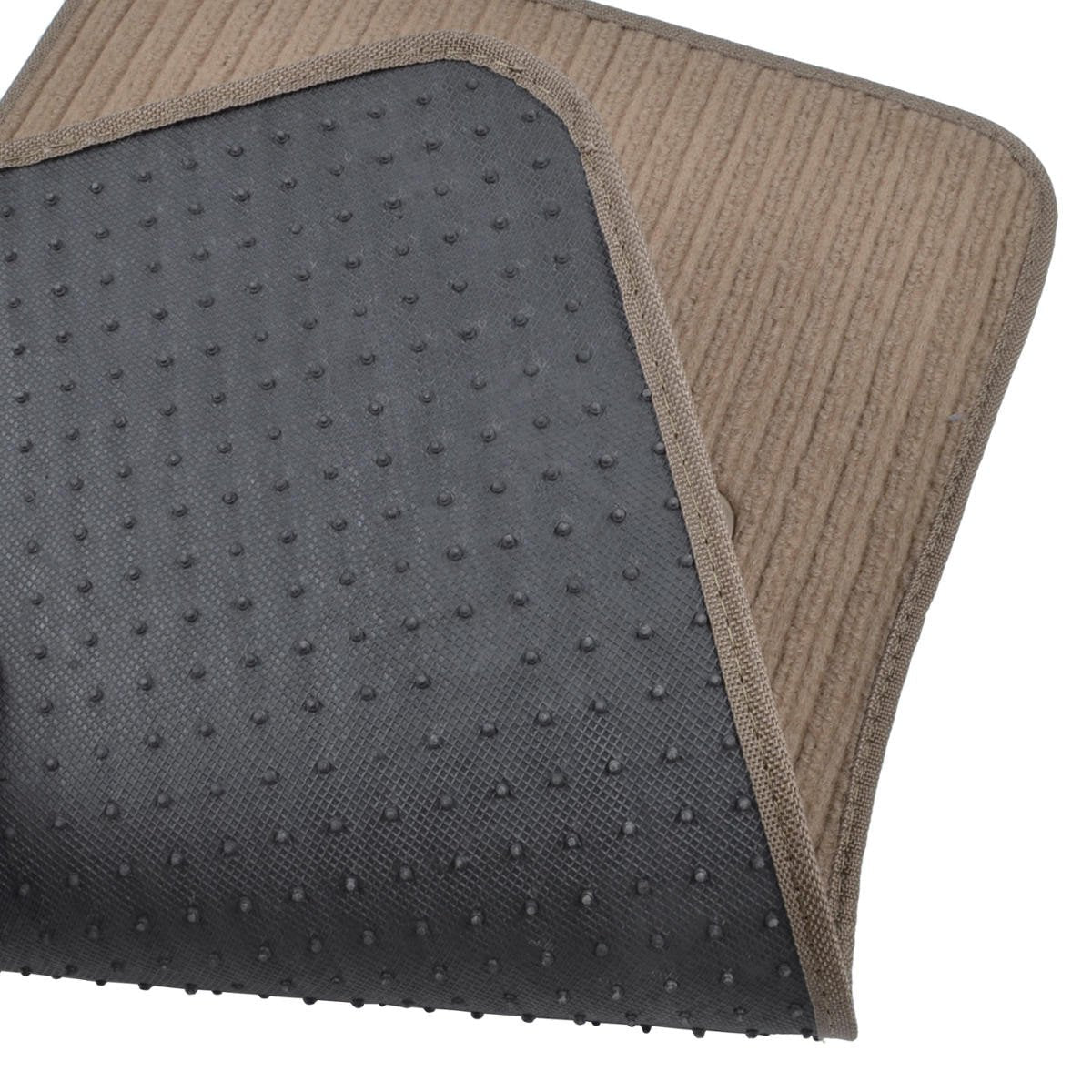 BDK 4-Piece Corduroy Front Floor Mats and Rear Floor Mats