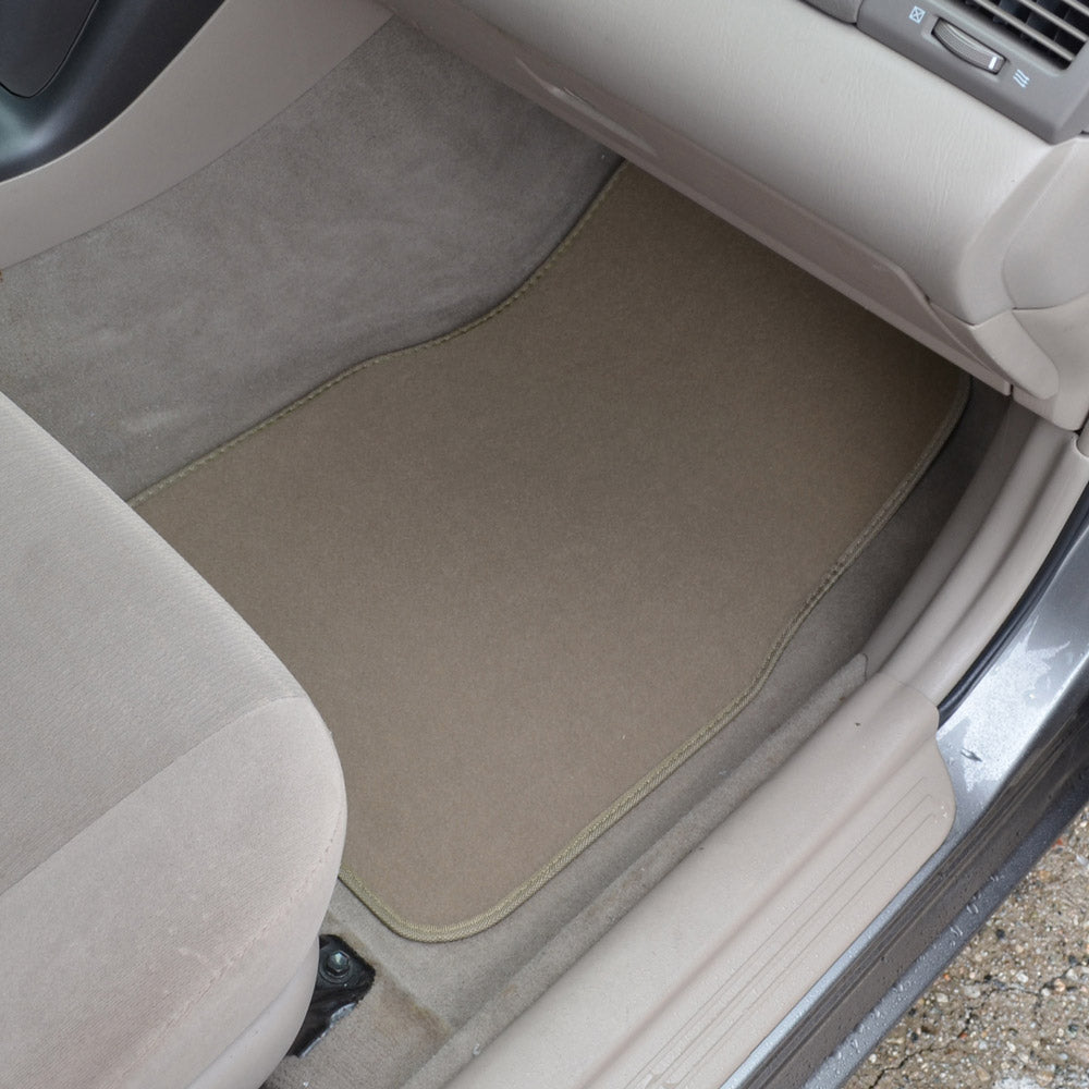 MotorTrend 4-Piece Premium Inter-Lock Backing Carpet Front Floor Mats and Rear Floor Mats