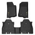 CAT 3-Piece JustFit 3D Floor Liner Mats for Jeep Wrangler 4WD (2018 - 2026) - All Weather, Heavy Duty, Custom Fit
