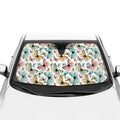 BDK Colorful Butterflies Front Windshield Sunshade (58" x 27")