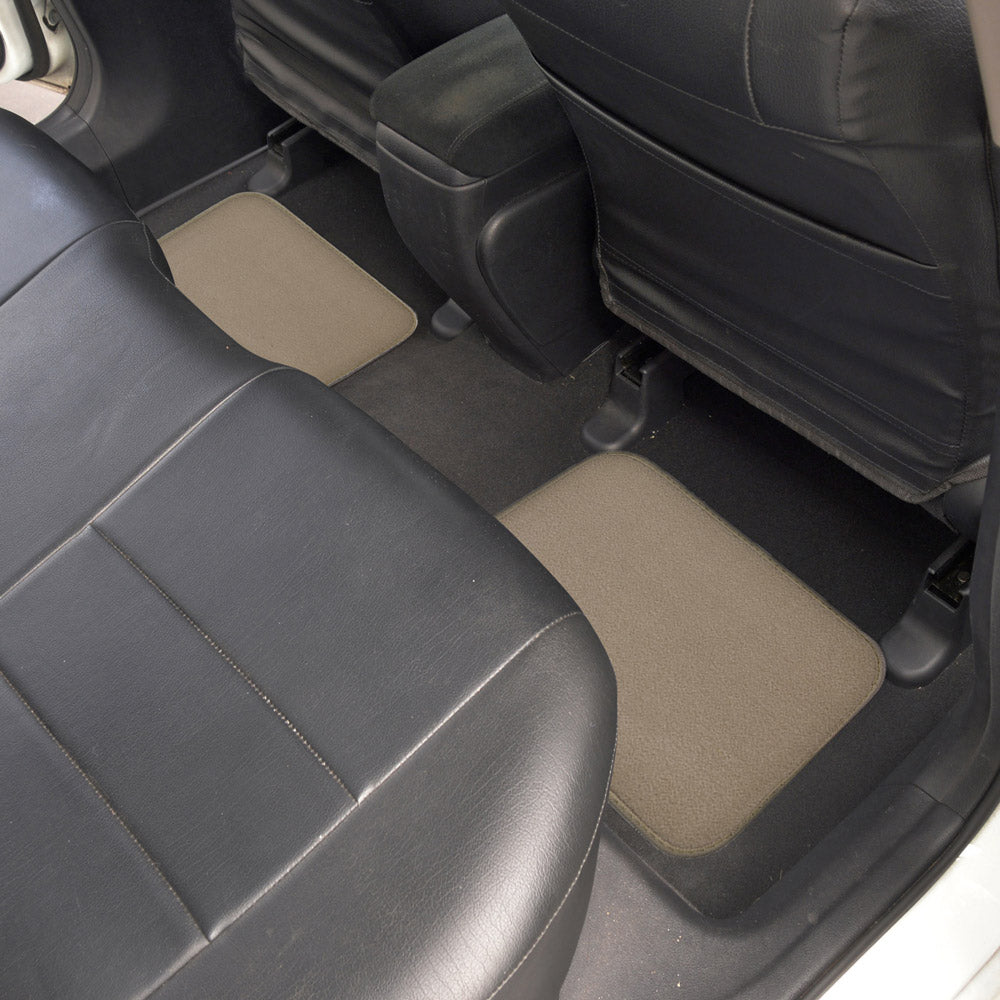 MotorTrend 4-Piece Premium Inter-Lock Backing Carpet Front Floor Mats and Rear Floor Mats